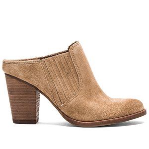 Steve Madden Mertta Mules Tan Suede Heels